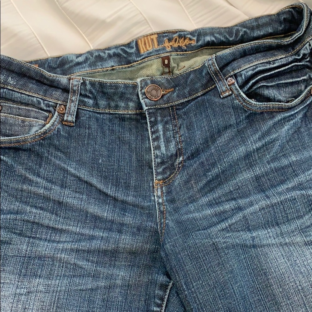 Kut from the Kloth Women's Blue Denim Ankle Jeans